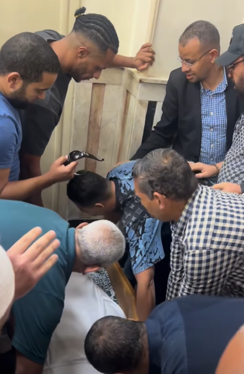 جنازة والد الفنان محمد رمضان