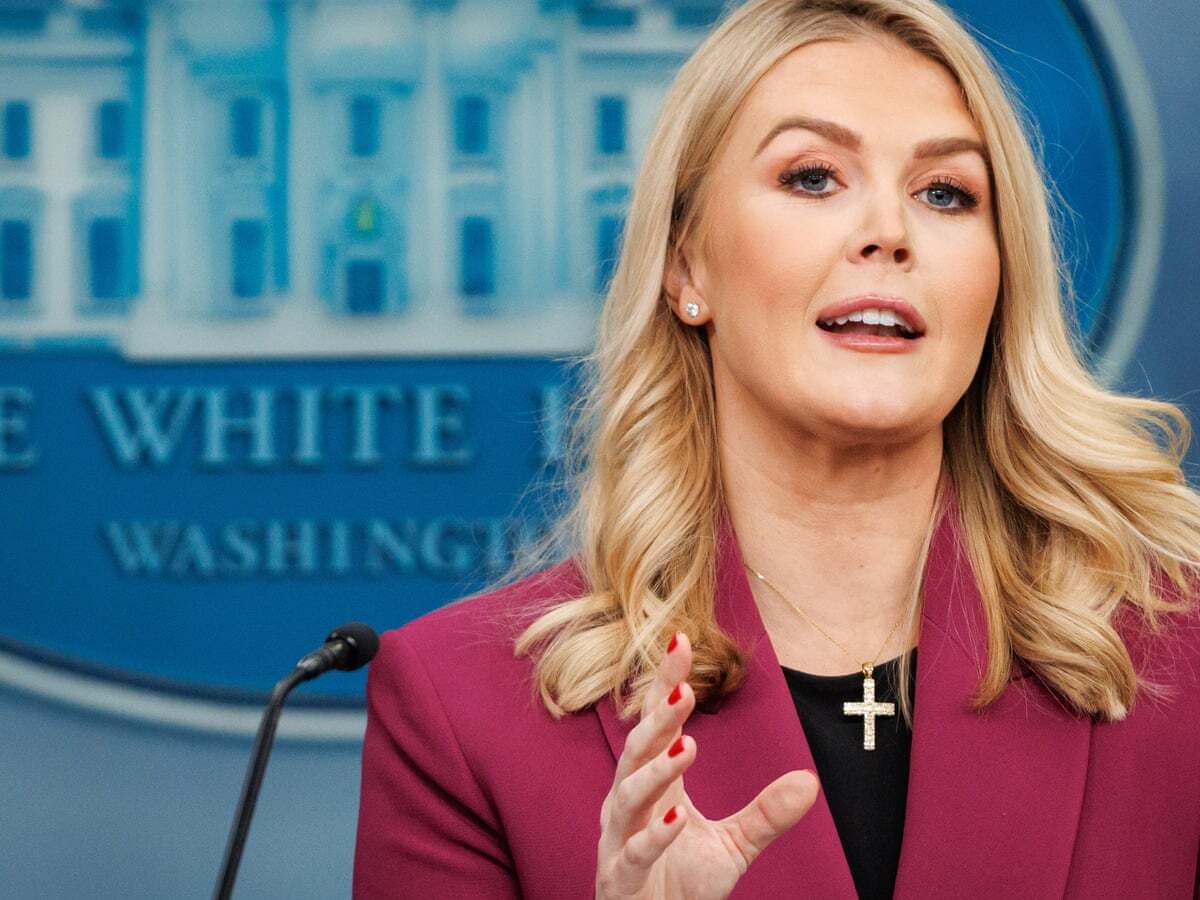 <strong>المتحدثة باسم البيت الأبيض كارولين ليفيت</strong>