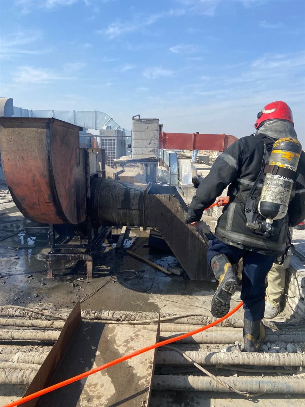 إطفاء الحريق