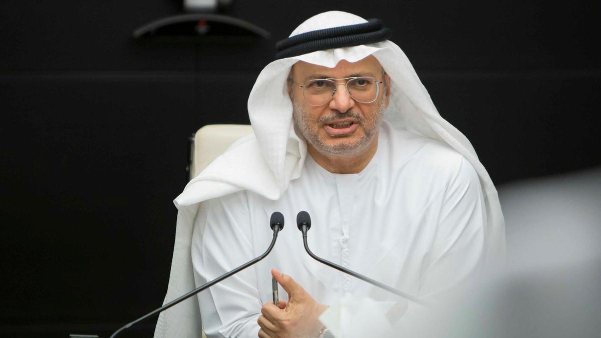 <strong>أنور قرقاش، المستشار الدبلوماسي لرئيس دولة الإمارات</strong>