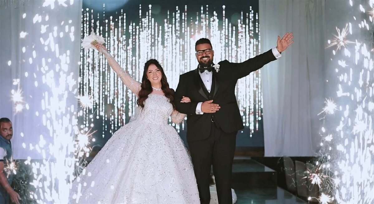 حفل زفاف آية عبد الله والمخرج محمد العمروسي