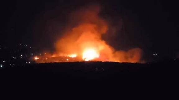 حريق جنوب لبنان