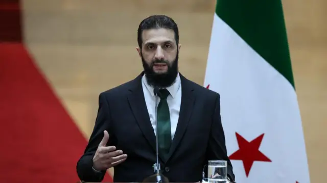 <strong>الرئيس السوري أحمد الشرع</strong>