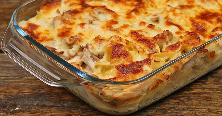 طريقة عمل المكرونة النجرسكو بالفراخ