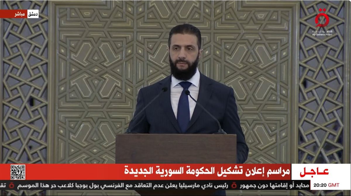 الرئيس السوري أحمد الشرع