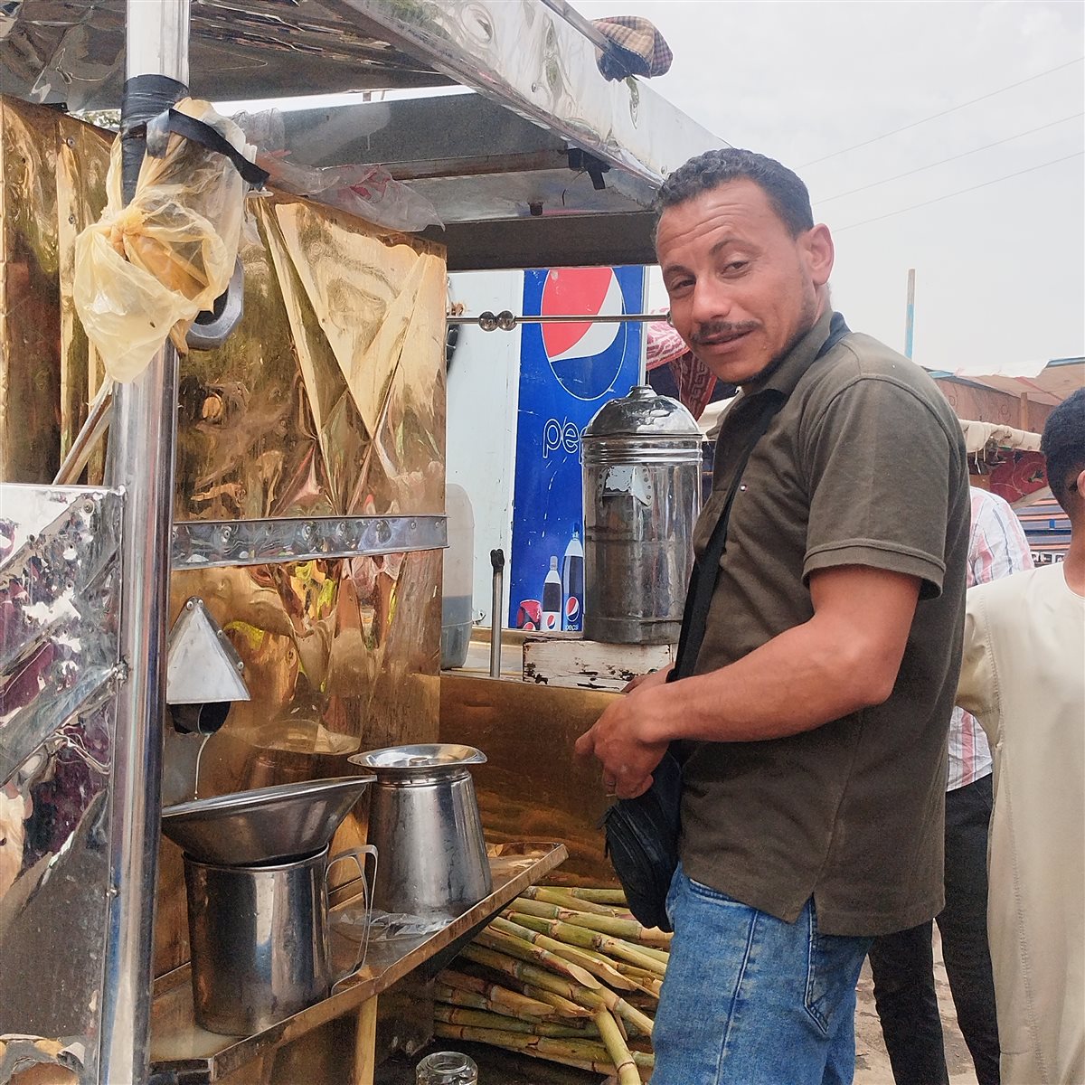 عصير القصب في قنا