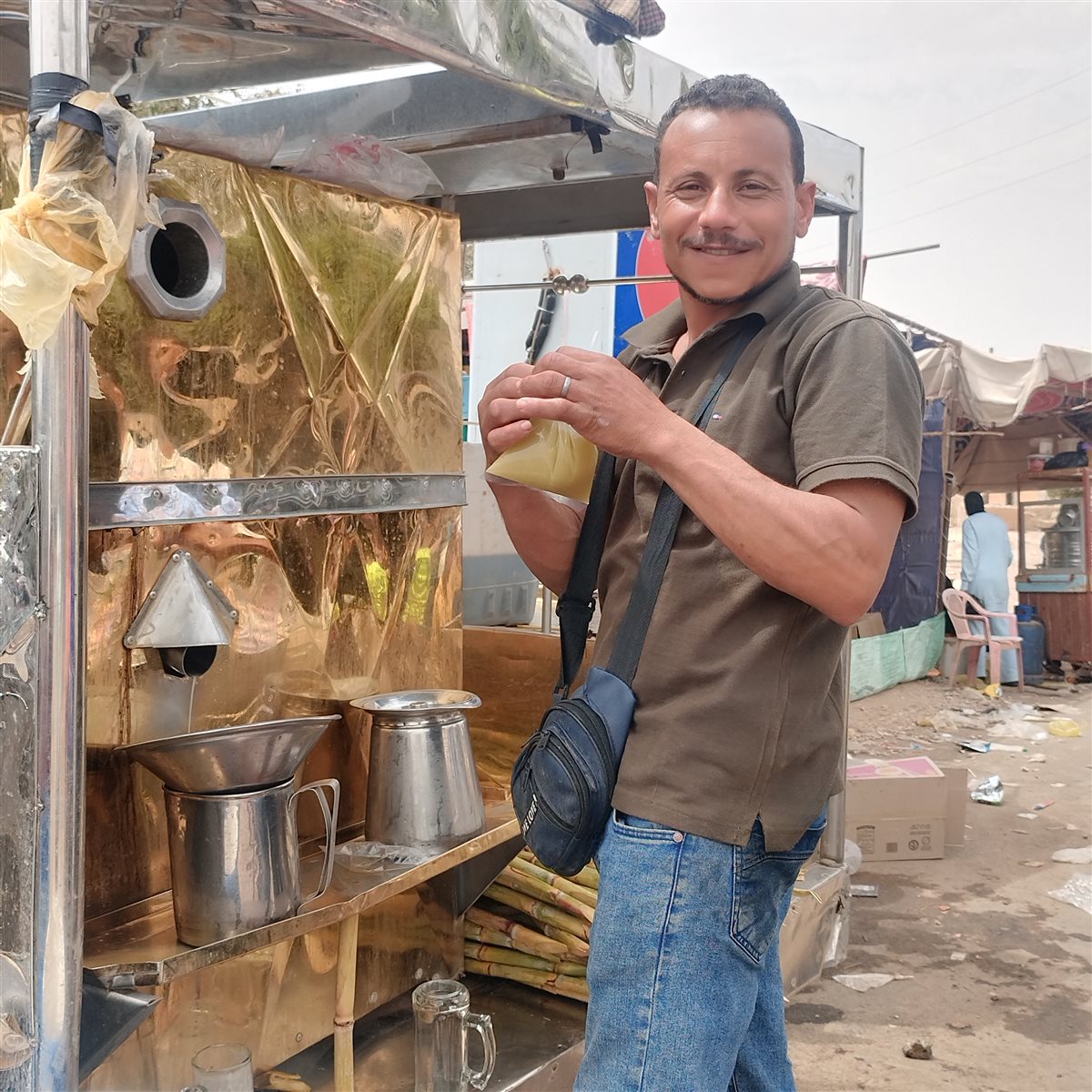 عصير القصب في قنا