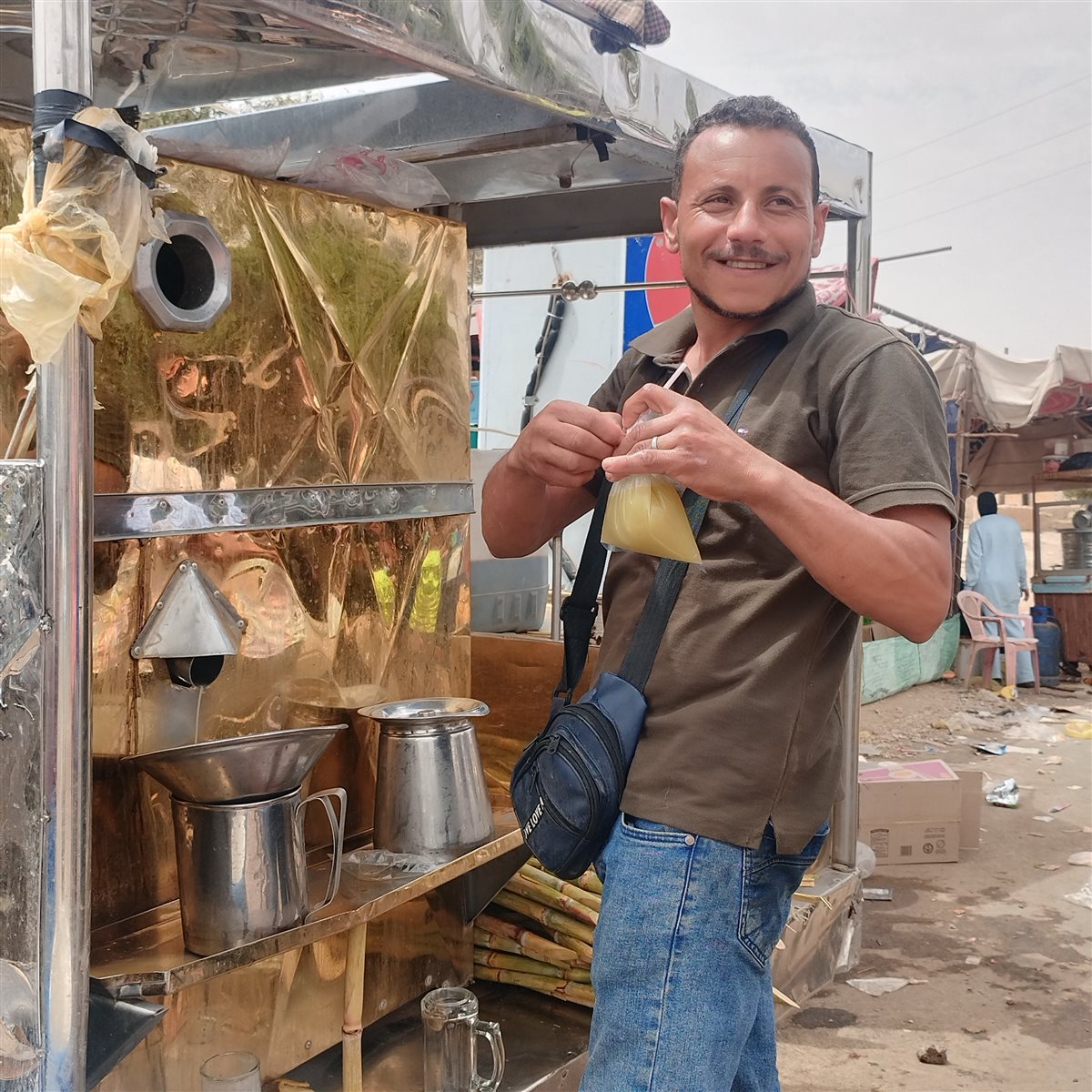 عصير القصب في قنا