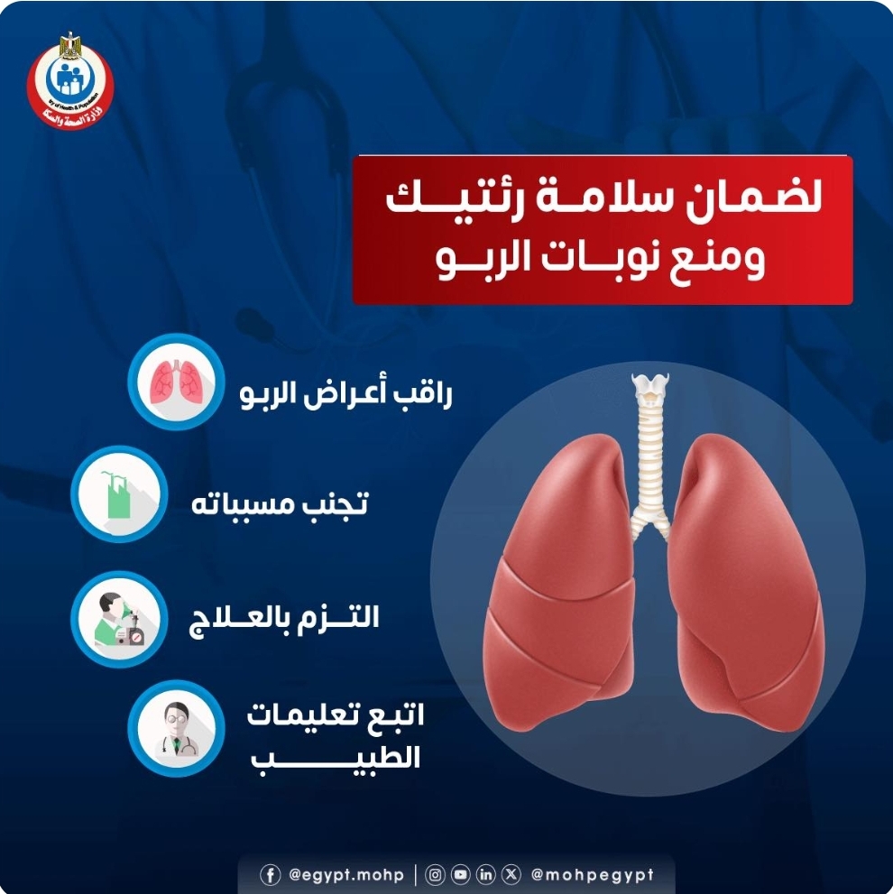 اعراض الربو ومنع النوبات