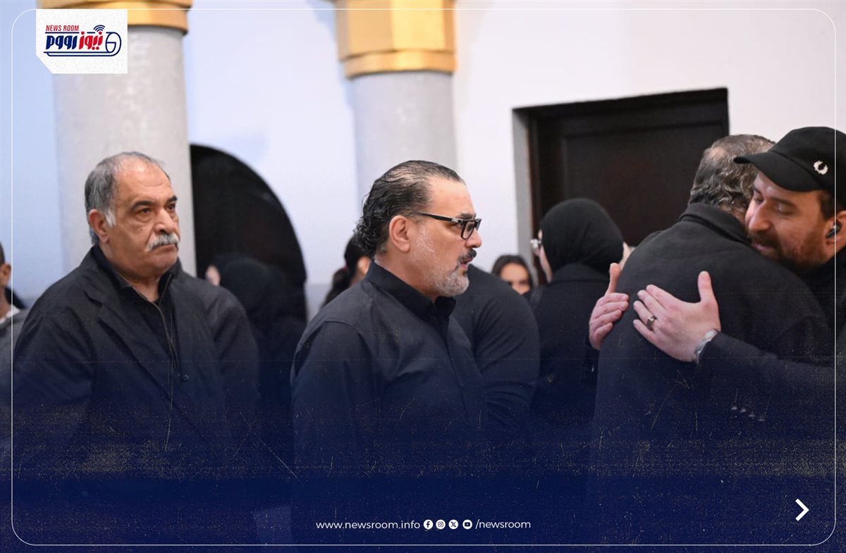 عزاء الفنانة هند محمد علي زوجة نضال الشافعي داخل المجمع الإسلامي في الشيخ زايد