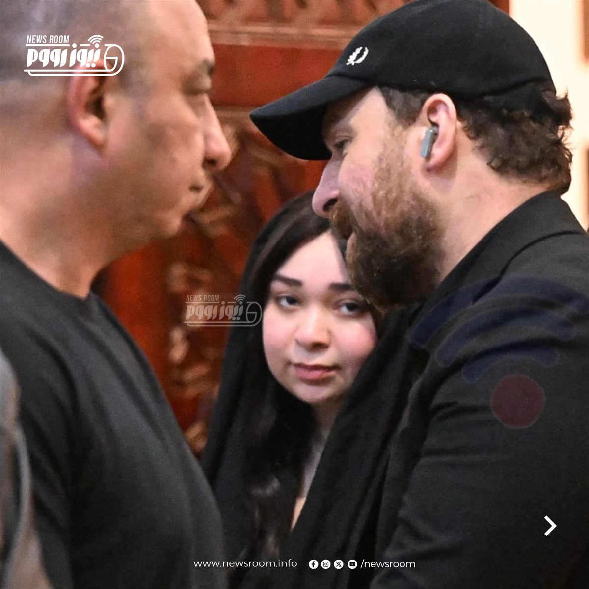 عزاء الفنانة هند محمد علي زوجة نضال الشافعي داخل المجمع الإسلامي في الشيخ زايد