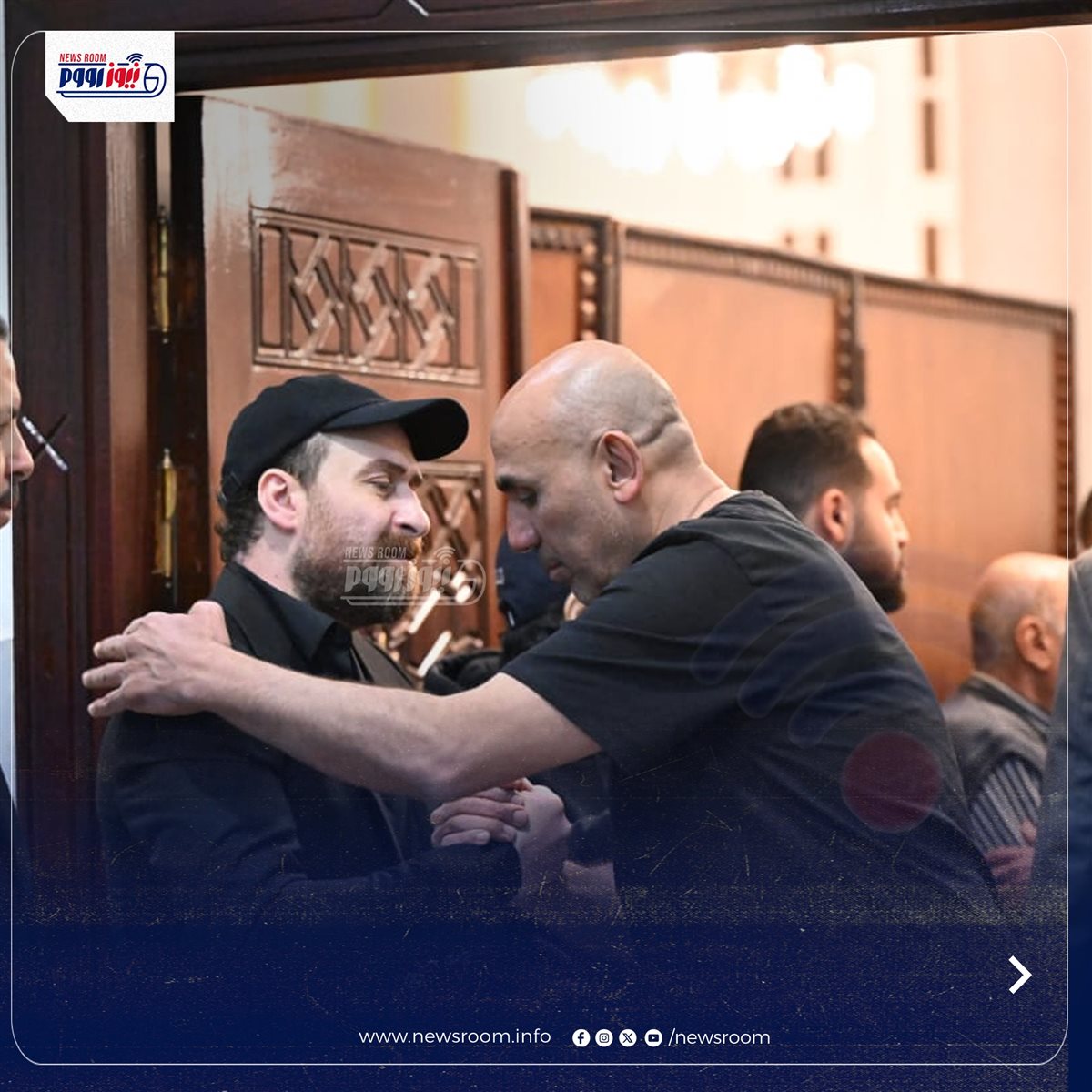 عزاء الفنانة هند محمد علي زوجة نضال الشافعي داخل المجمع الإسلامي في الشيخ زايد