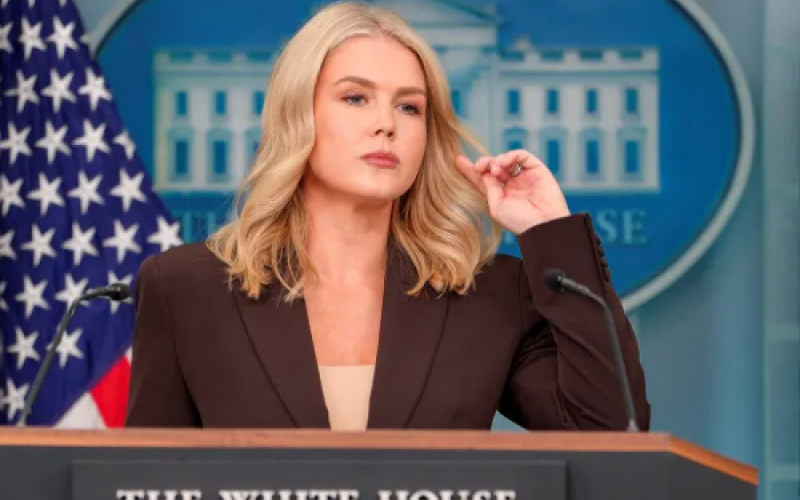 <strong>المتحدثة باسم البيت الأبيض، كارولين ليفيت</strong>