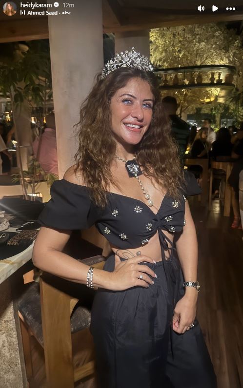 أول تعليق من هيدي كرم بعد زواج مي عز الدين من صديقها السابق