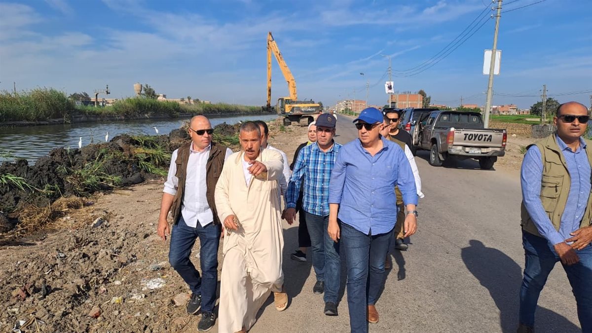 سويلم يتفقد حالة الري وأعمال تطهيرات الترع بمحافظة البحيرة