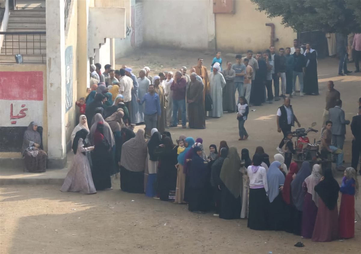 دوائر جنوب الجيزة شهدت إقبالا كبيرا