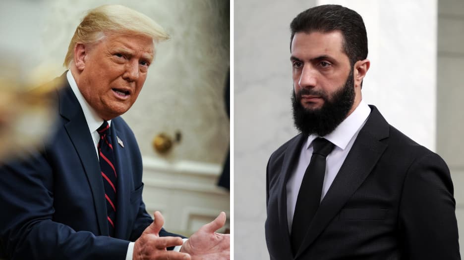 <strong>الشرع وترامب</strong>