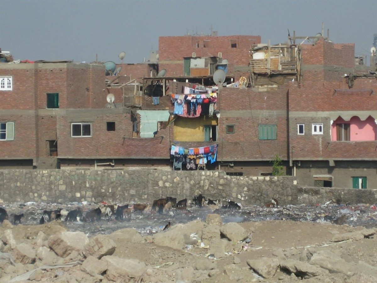 منطقة تلال الفسطاط قبل التطوير