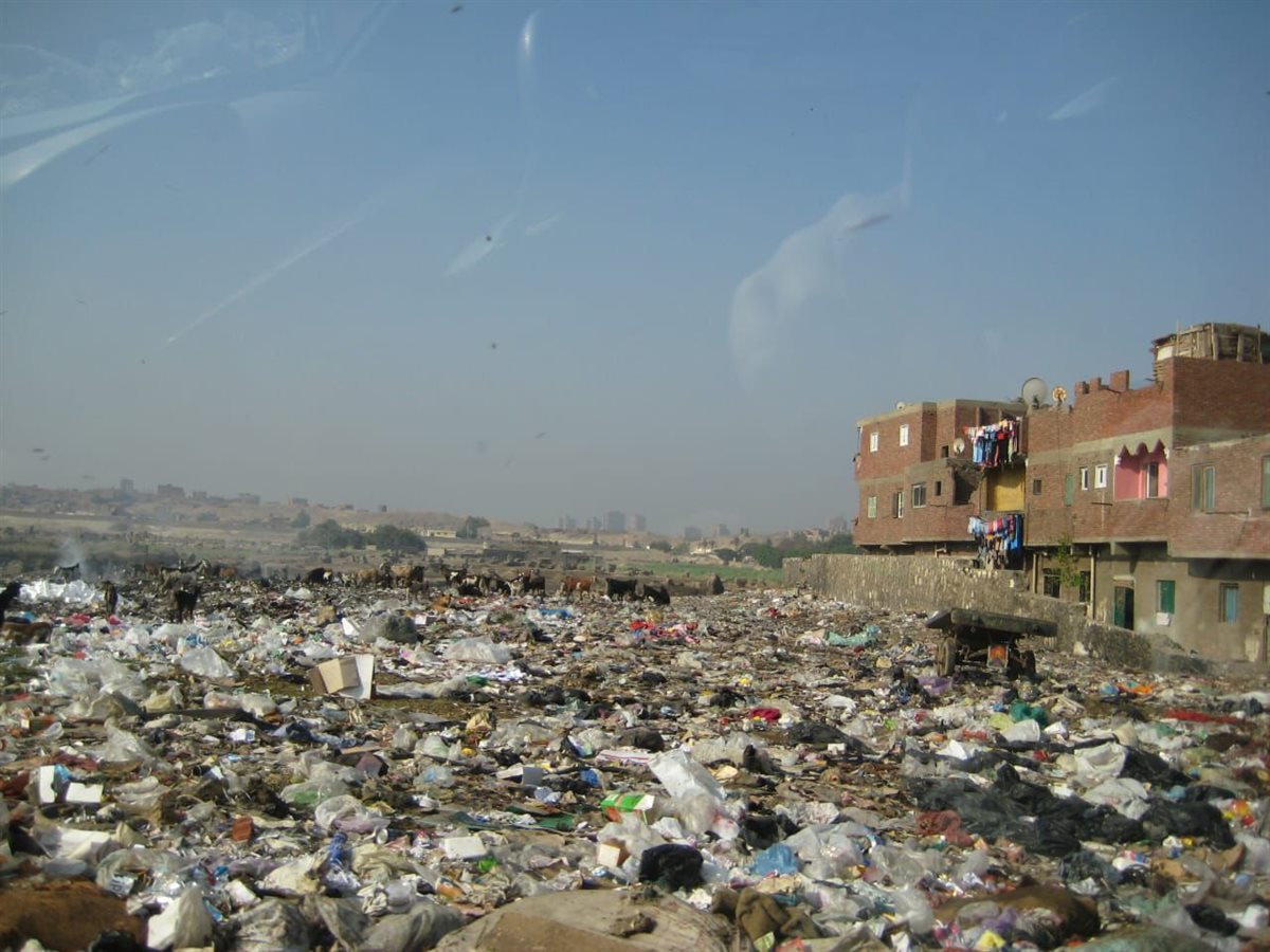 منطقة تلال الفسطاط قبل التطوير