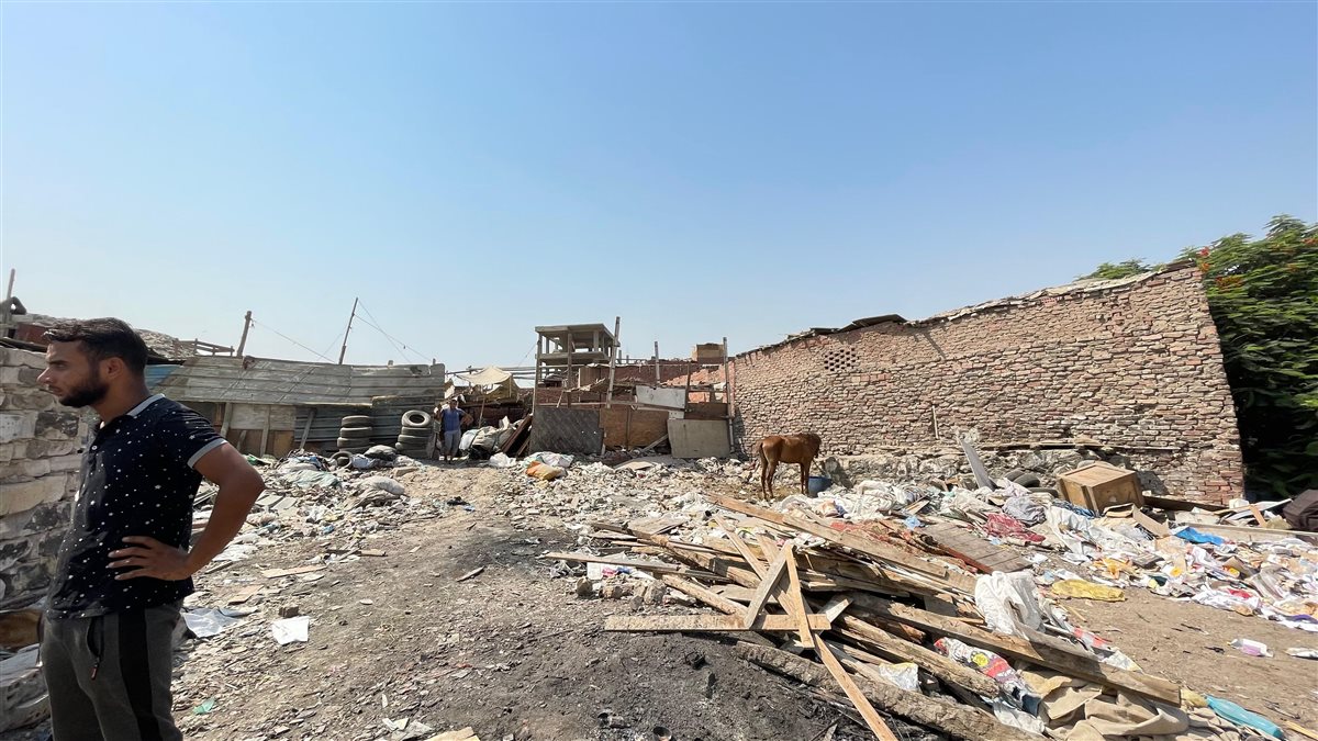 منطقة تلال الفسطاط قبل التطوير