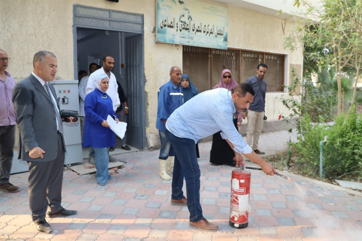 رئيس مياه الفيوم محطة معالجة الصرف الصحي بقحافة طاقتها الأنتاجية 120 ألف متر مكعب يوميًا