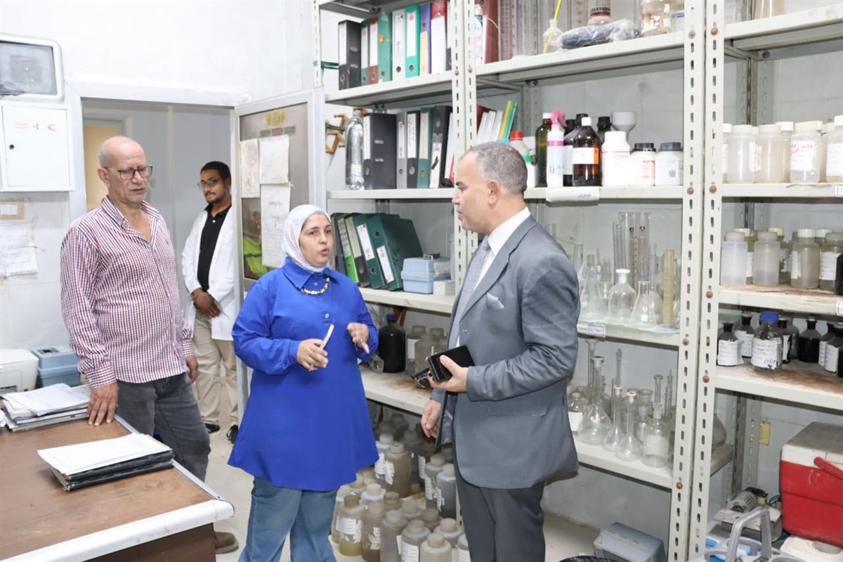 رئيس مياه الفيوم محطة معالجة الصرف الصحي بقحافة طاقتها الأنتاجية 120 ألف متر مكعب يوميًا