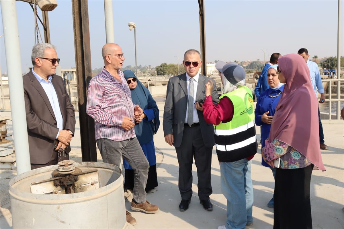 رئيس مياه الفيوم محطة معالجة الصرف الصحي بقحافة طاقتها الأنتاجية 120 ألف متر مكعب يوميًا