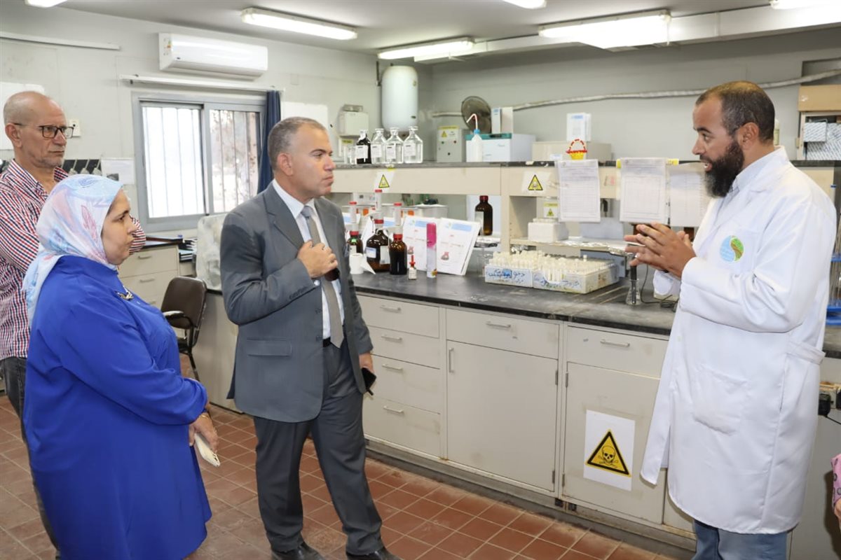 رئيس مياه الفيوم محطة معالجة الصرف الصحي بقحافة طاقتها الأنتاجية 120 ألف متر مكعب يوميًا