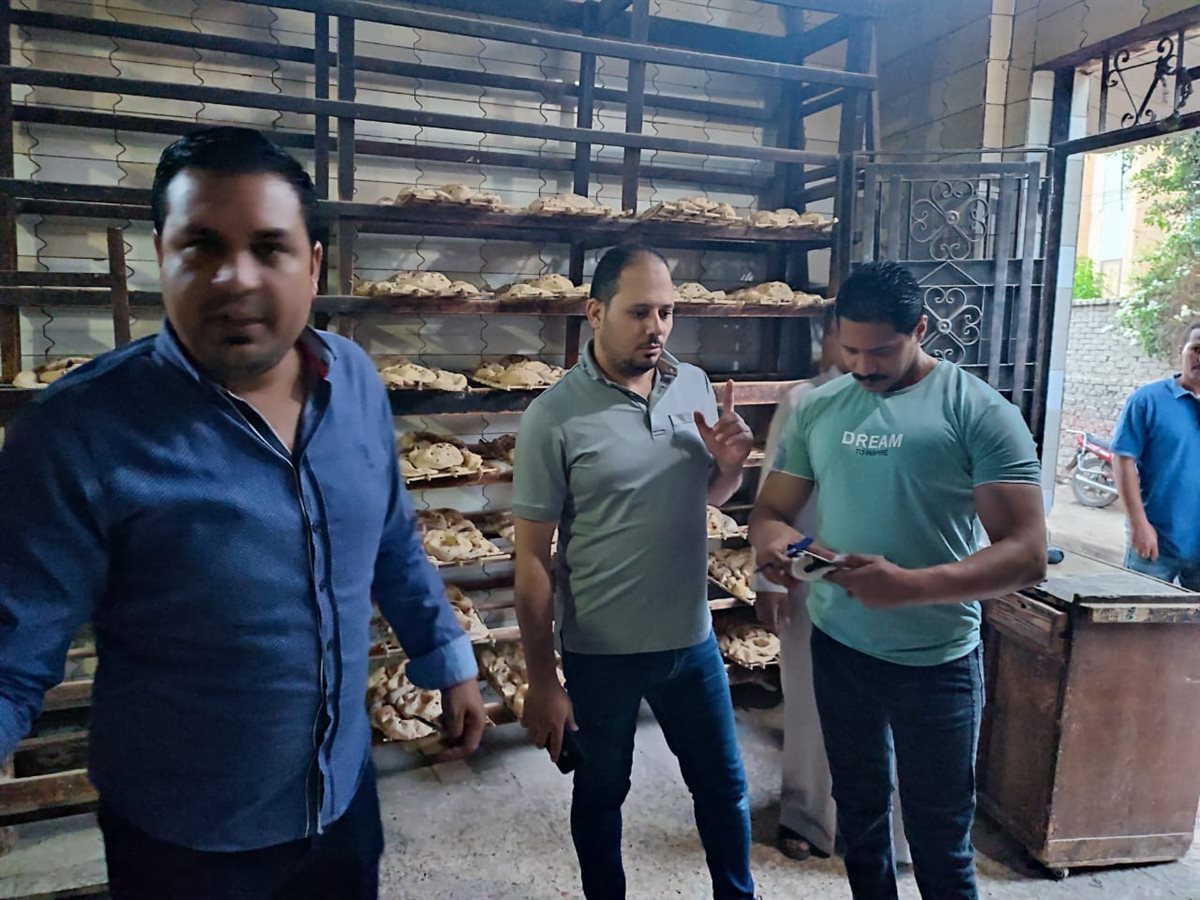 ضبط 4 طن دقيق بلدي مدعم مخابز محظور بيعه أو تداوله وسلع غذائية منتهية الصلاحية بالفيوم