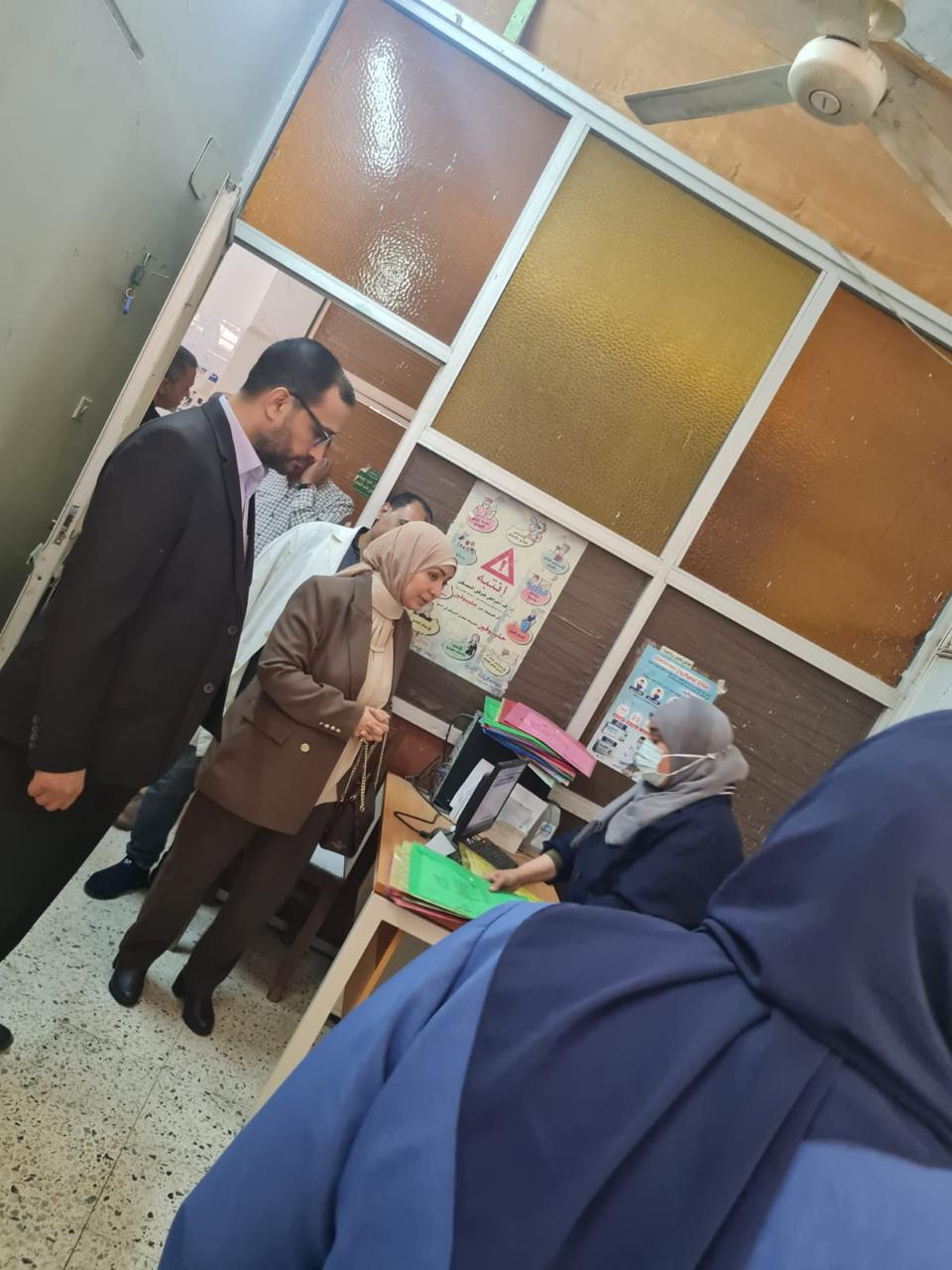 مرور مفاجئ لوكيل وزارة الصحة بالفيوم على مستشفى الفيوم العام