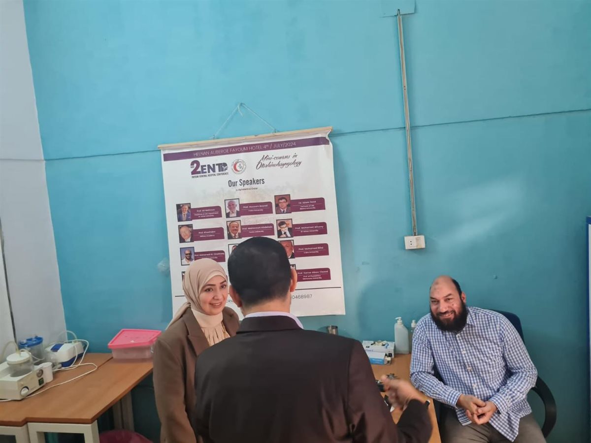 مرور مفاجئ لوكيل وزارة الصحة بالفيوم على مستشفى الفيوم العام