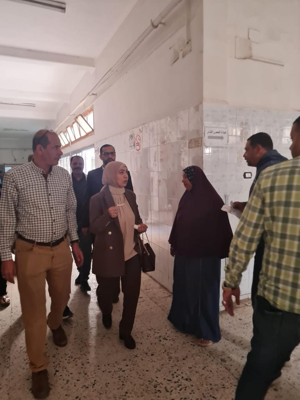 مرور مفاجئ لوكيل وزارة الصحة بالفيوم على مستشفى الفيوم العام