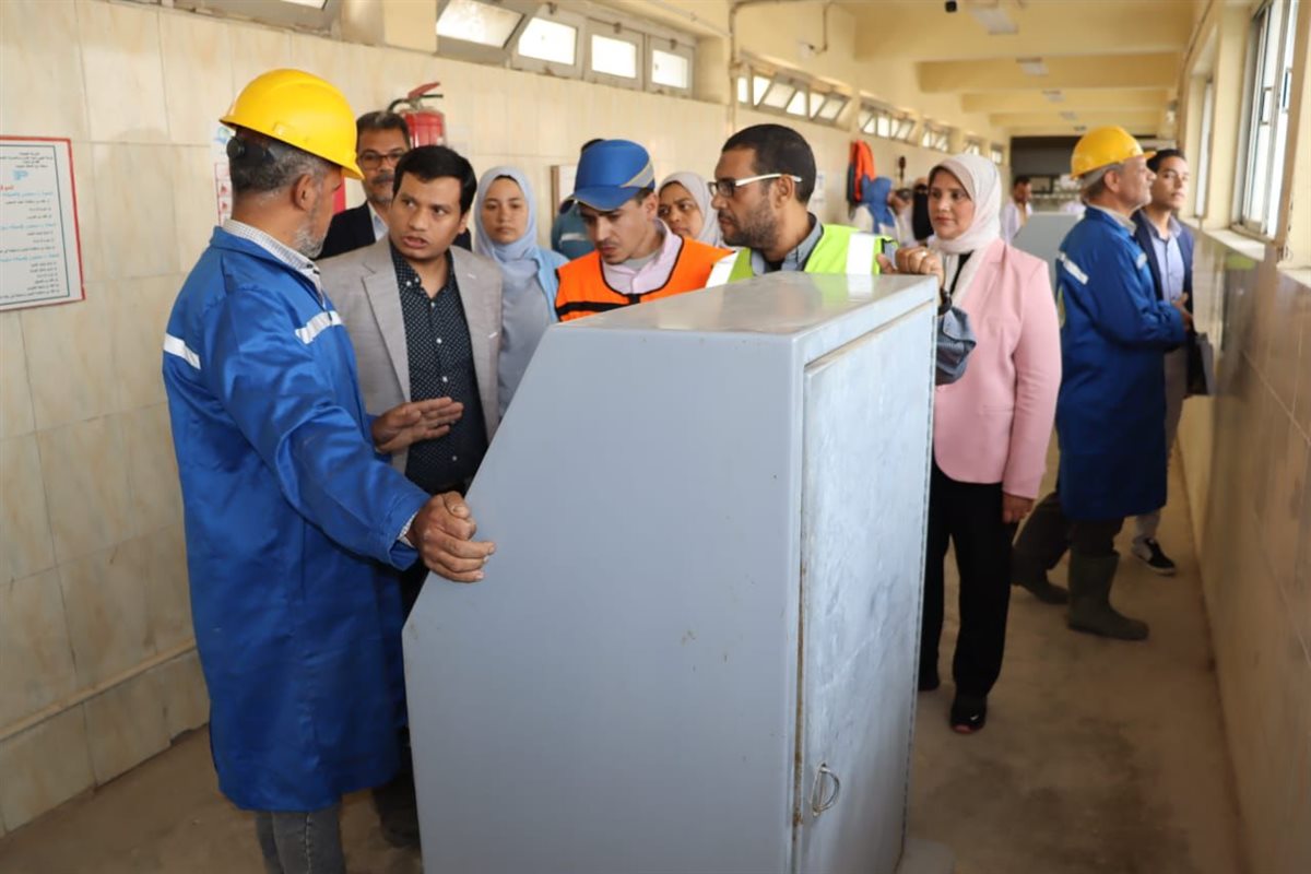 مياه الفيوم: مراجعة شاملة لمحطة قحافة ضمن خطة تجديد اعتماد مأمونية مياه الشرب من القابضة للمياه