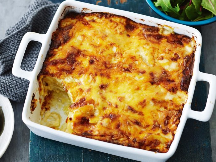 تحضير البطاطا بالبشاميل