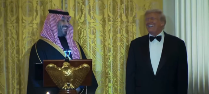 <strong>بن سلمان وترامب</strong>