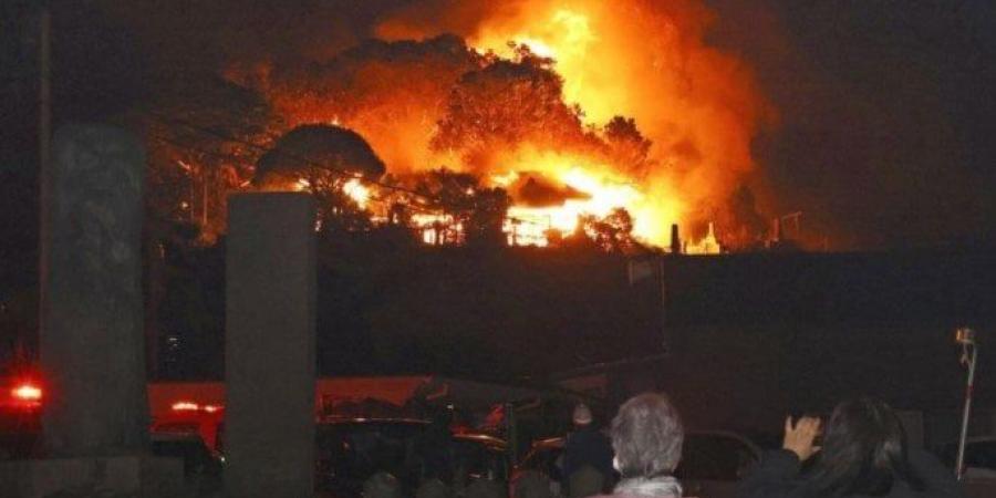 <strong>حريق يلتهم جنوب ايابان</strong>