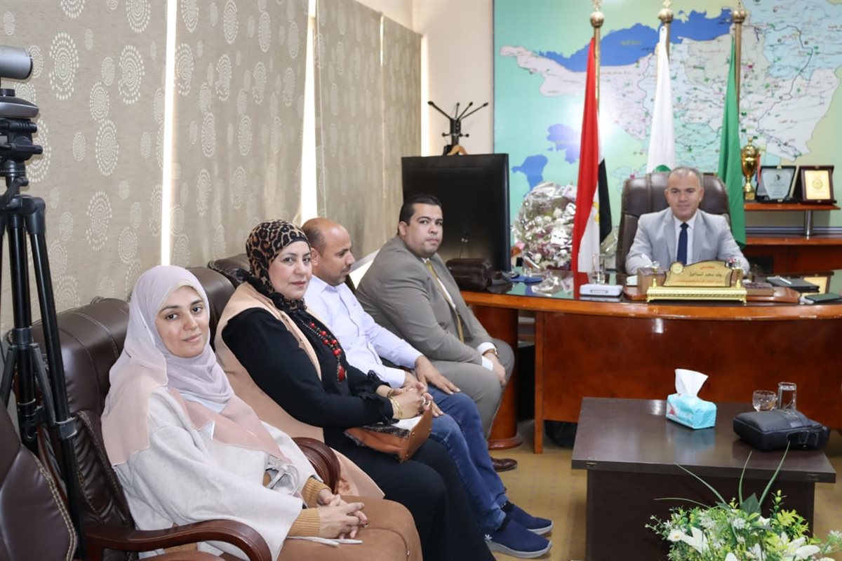 مياه الفيوم: اجتماع تعارفي بين رئيس الشركة ورئيس اللجنة النقابية للعاملين بالشركة