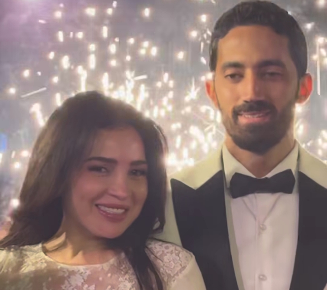 مي عز الدين وزوجها أحمد تيمور