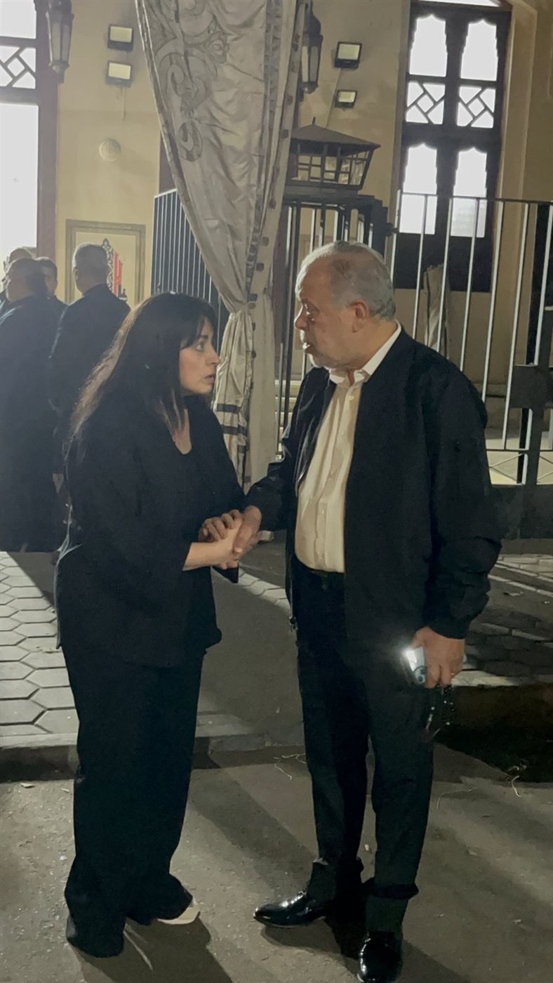 أشرف زكي وهند عاكف