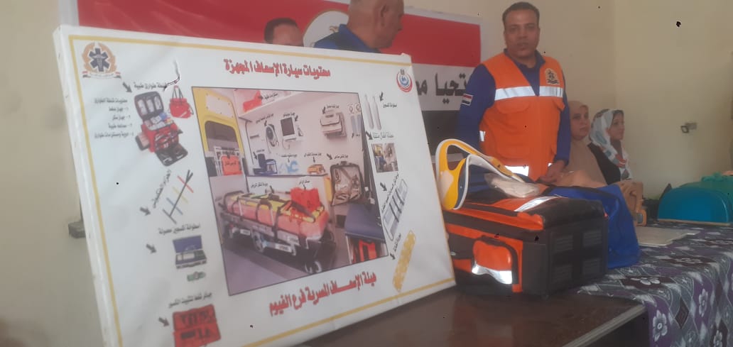 تعليم الفيوم ينظم تدريب الإسعافات الأولية لطلاب مدرسة الفيوم الميكانيكية