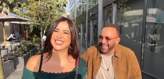 أحمد السقا وياسمين عبدالعزيز من كواليس فيلم خلي بالك من نفسك