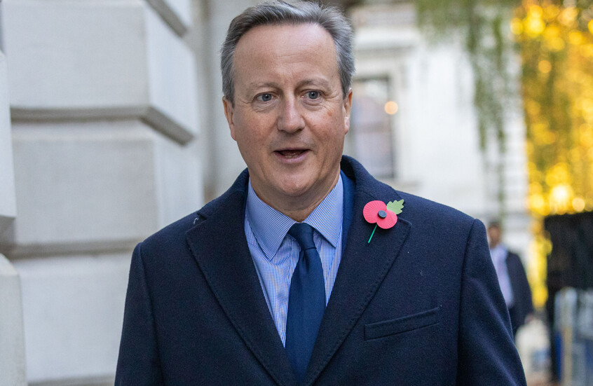 <strong>رئيس الوزراء البريطاني السابق ديفيد كاميرون</strong>