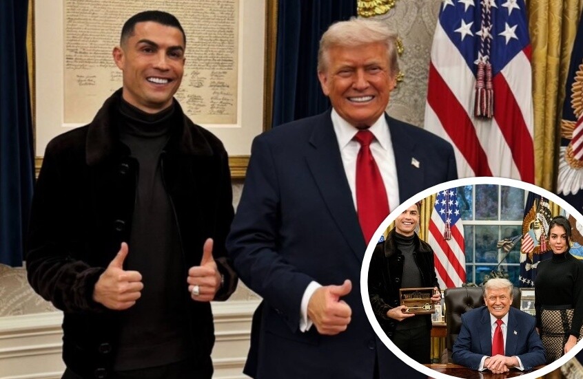 <strong>ترامب ورونالدو</strong>