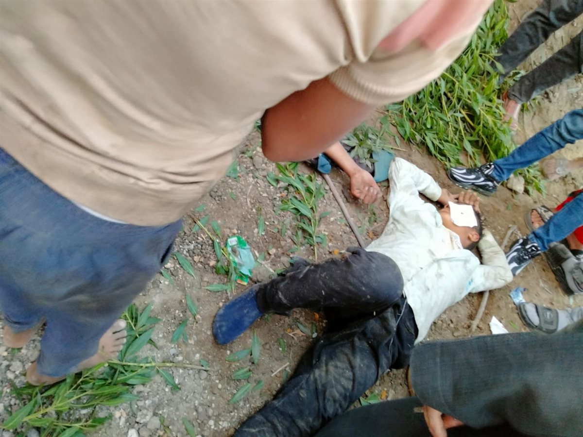 حادث بطريق دمو… إصابة شخصين في انقلاب تروسيكل بالفيوم