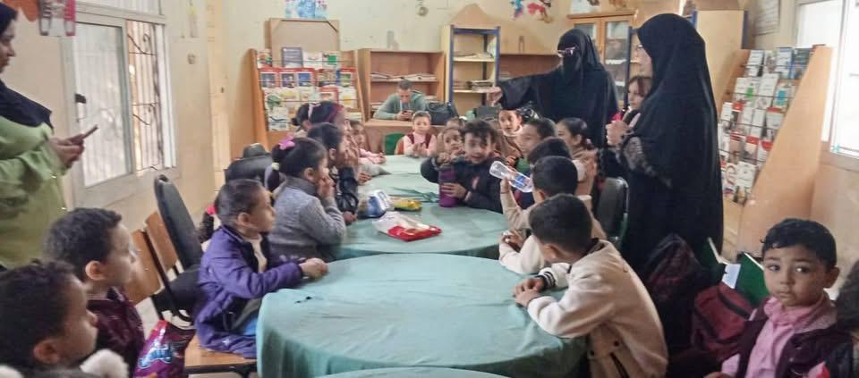 احتفالات أعياد الطفولة بيوم ترفيهي بمكتبة الطفل والشباب بسنورس