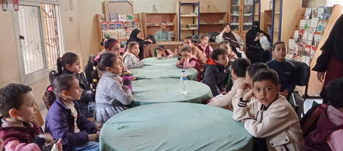 احتفالات أعياد الطفولة بيوم ترفيهي بمكتبة الطفل والشباب بسنورس