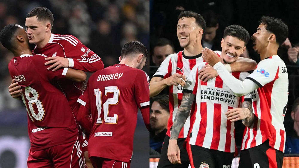 <strong>موعد مباراة ليفربول وآيندهوفن في دوري أبطال أوروبا</strong>