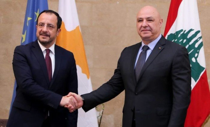 <strong>الرئيس القبرصي والرئيس اللبناني</strong>