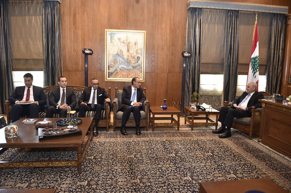<strong>وزير الخارجية يلتقي رئيس مجلس النواب اللبناني</strong>