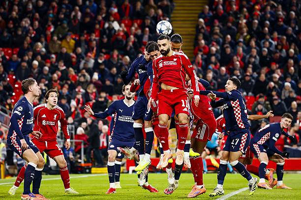 ملخص وأهداف ونتيجة مباراة ليفربول وآيندهوفن